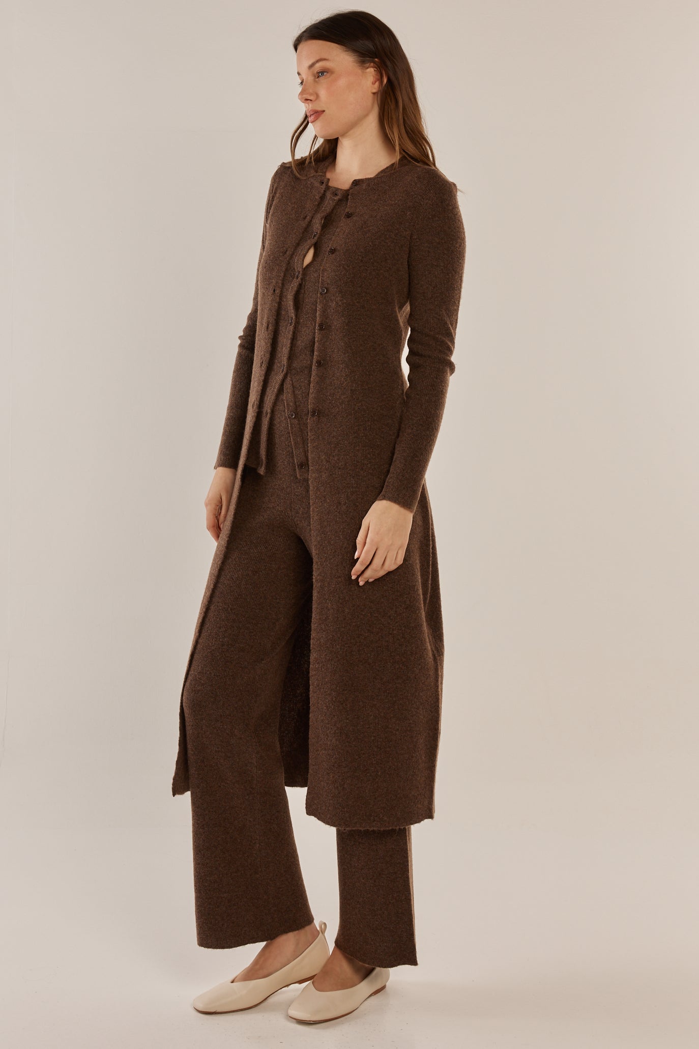 
                  
                    NASH KNIT LONG CARDIGAN-ESPRESSO
                  
                