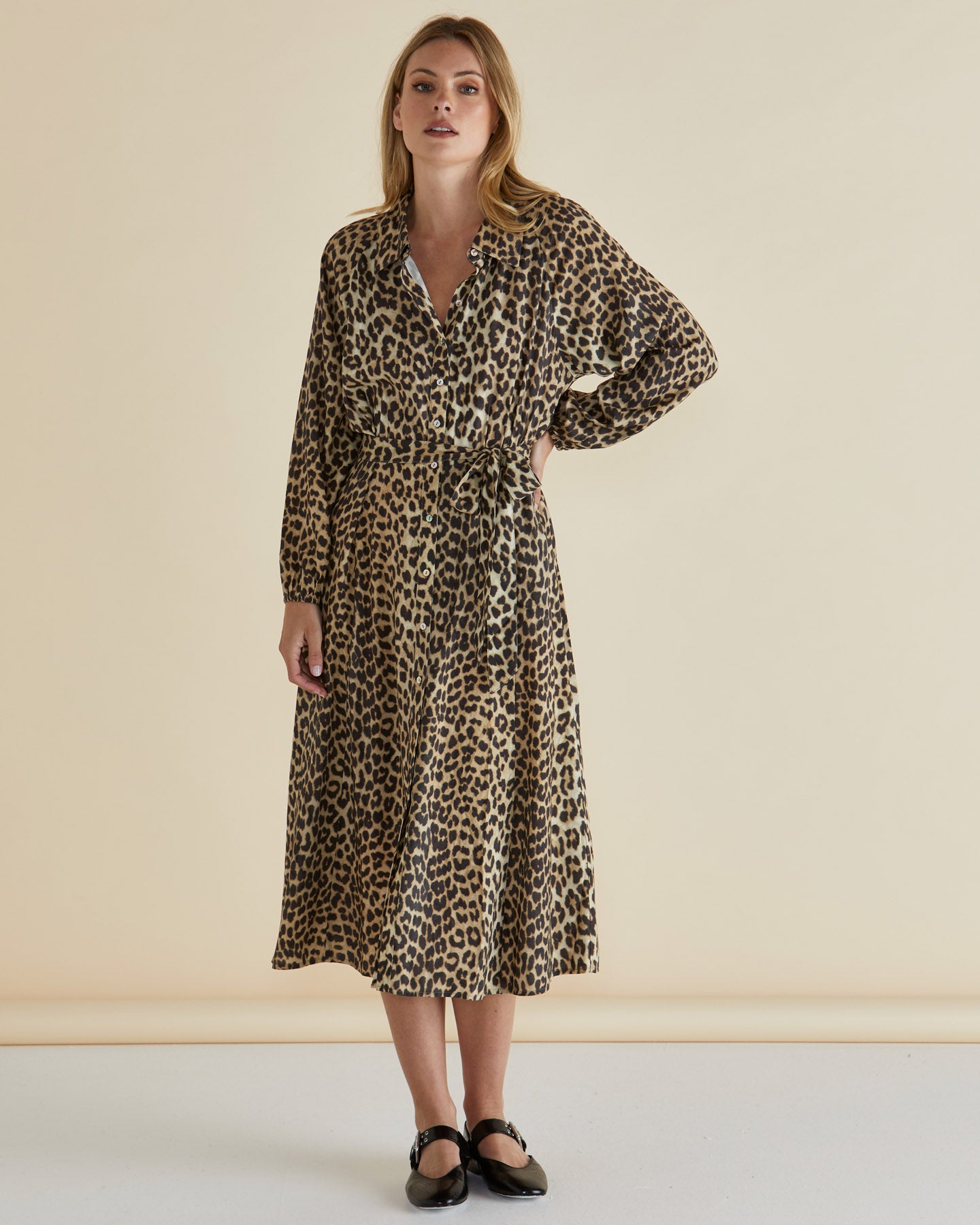 
                  
                    Lisa Leopard Shirt Dress - Leopard Print
                  
                