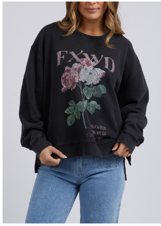 
                  
                    Foxwood Rosa crew-washed black
                  
                