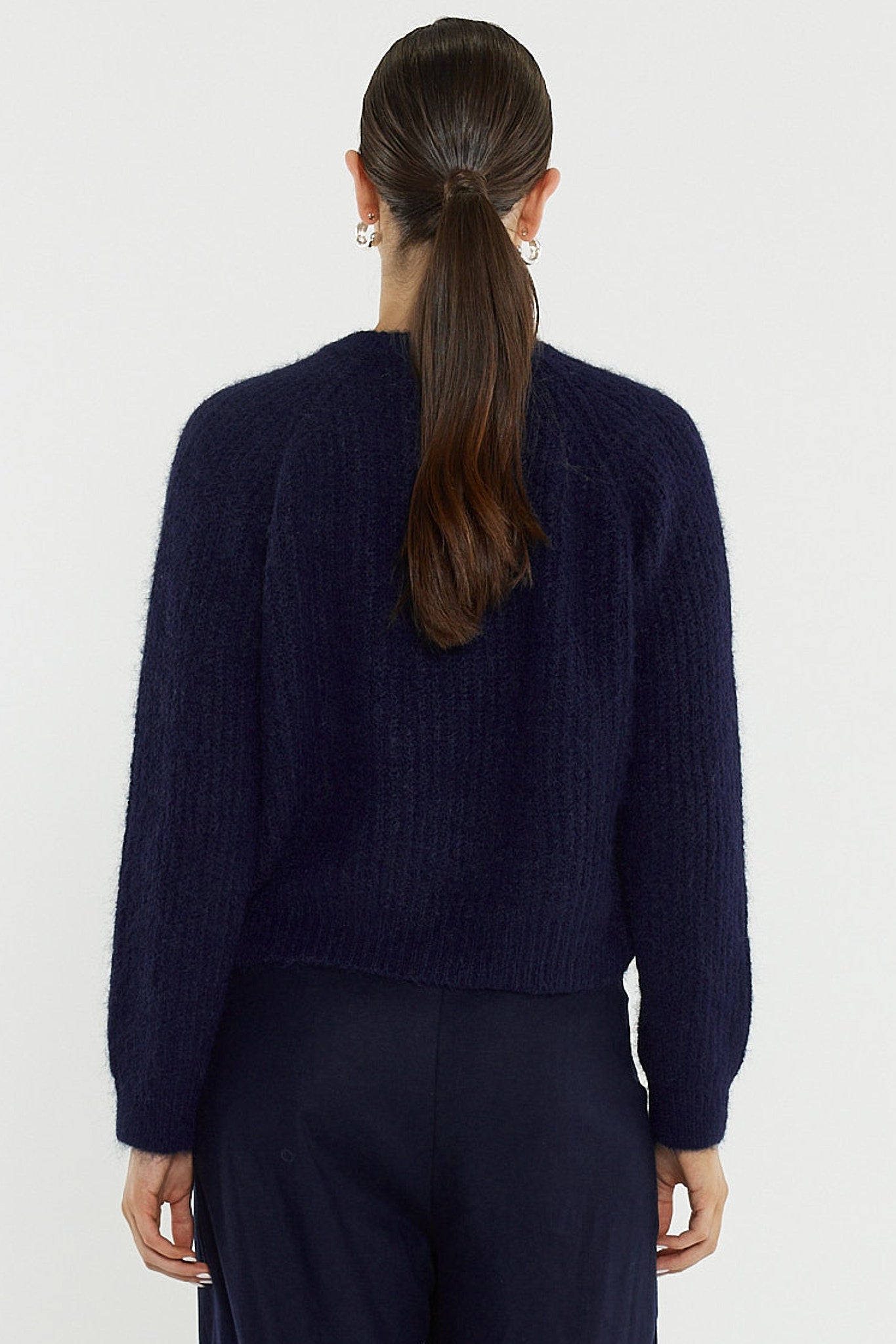 
                  
                    POSIE FLUFFY CARDI-NAVY-PRE ORDER
                  
                