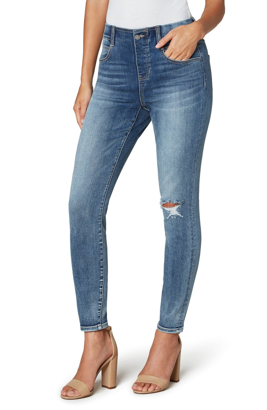 Gia Leigh Glider Ankle Pull On Jeans